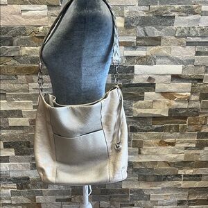 Brighton Elegant Silver Shoulder Bag